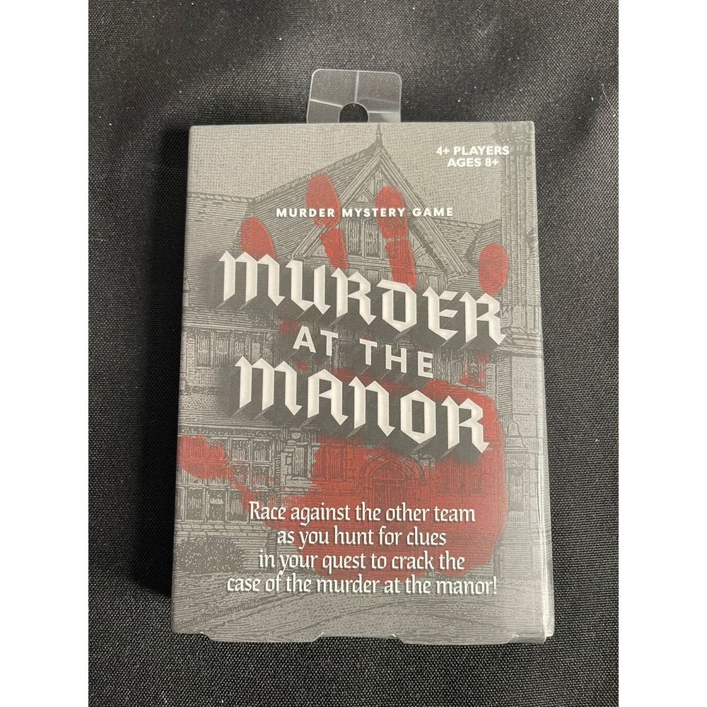 Professor Puzzle Murder at the Manor Mystery Scavenger Hunt Game 7118 New